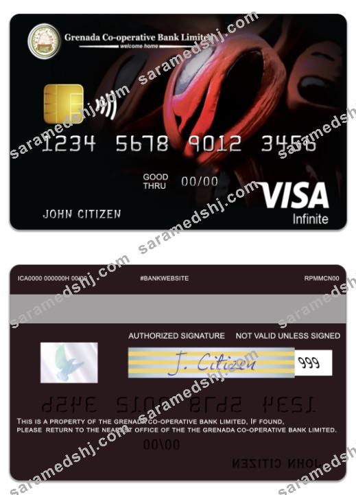 Grenada Co-operative Bank limited visa infinite credit card